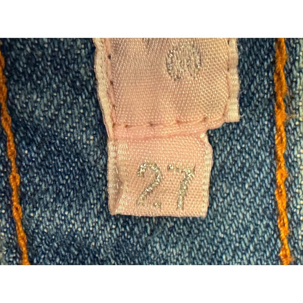 Fancy Collection Bootcut Womens Jeans Size 12 Blue Denim Western Embroidered Des - Picture 3 of 9